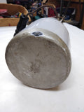 Vintage Antique Cream Milk Can Porcelain Steel Bail Handle Small Graniteware