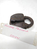 NO KEY Vintage Antique Adlake Padlock Railroad Train Switch lock