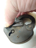 NO KEY Vintage Antique Adlake Padlock Railroad Train Switch lock