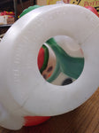 Vintage Christmas Snow Man Blow Mold Figure with Carrot Nose 22 inches Tall!!