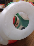 Vintage Christmas Snow Man Blow Mold Figure with Carrot Nose 22 inches Tall!!