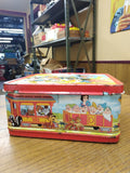 Vintage Aladdin Walt Disney Express Railroad Train Metal Lunch Box 1970's