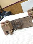 Vtg Folk Art Wooden Semi Truck Tractor Trailer Toy Primitive 30's Antique