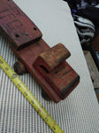 Vtg Folk Art Wooden Semi Truck Tractor Trailer Toy Primitive 30's Antique