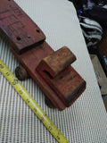 Vtg Folk Art Wooden Semi Truck Tractor Trailer Toy Primitive 30's Antique