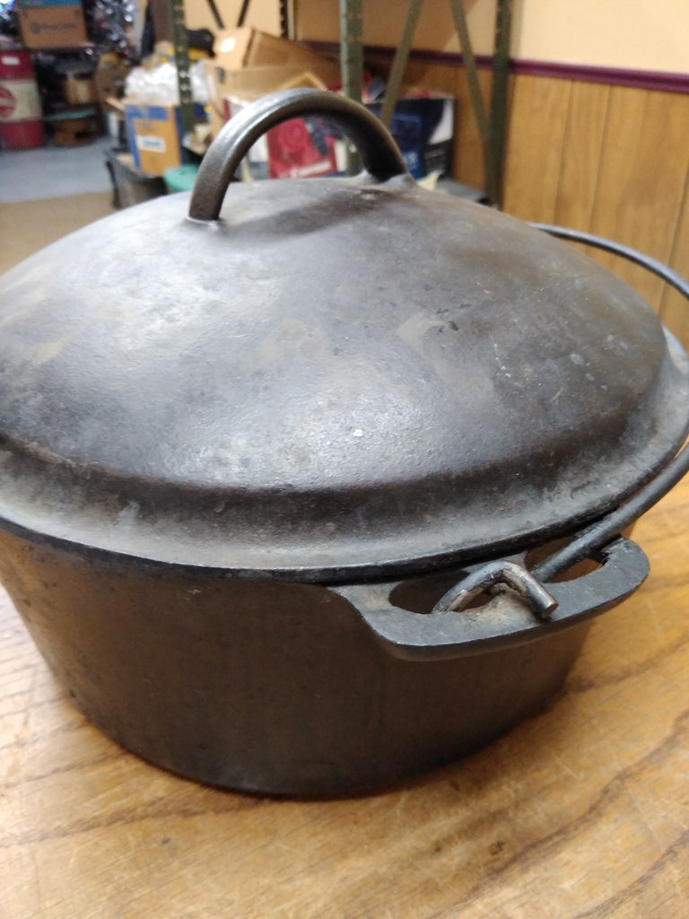 OLD Lodge 7 Quart Cast Iron Dutch Oven - collectibles - by owner
