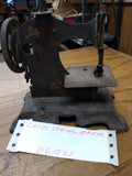 Antique Childs Sewing Machine Toy Germany Metal Hand Crank Painted Working