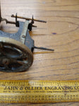 Antique Childs Sewing Machine Toy Germany Metal Hand Crank Painted Working