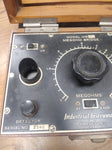 Vintage Megohm Bridge Meter Wooden Cabinet Box Electronic Testing Equipment