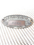 VTG Pennsylvania Railroad Brass Property Badge Plate Locomotive Caboose Boxcar