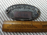 VTG Pennsylvania Railroad Brass Property Badge Plate Locomotive Caboose Boxcar