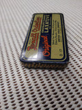 VTG Rexall Orderlies Original Chocolate Flavored Laxative Tin Old Buttons Inside