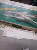 VTG 1967 Revell A3B Sky Warrior Commando Military Jet Aircraft Plastic Model