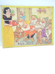VTG Jaymar Specialty Co. Jigsaw Framed Picture Puzzle Snow White and 7 Dwarfs #1