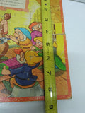 VTG Snow White and 7 Dwarfs Framed Jigsaw Picture Puzzle Walt Disney Cartoon #2