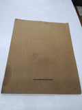 VTG Antique 1917 Stunning PEGGY Paper Matted Hanging Wall Calendar WW1 Era