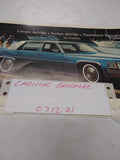 VTG 1977 Cadillac Fleetwood Brougham Coupe DeVille Dealer Showroom Brochure