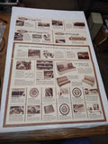 VTG 1954 Pontiac Car Parts Accessories Catalog Sales Brochure Fold Out Brochure