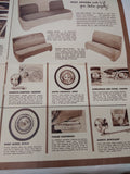 VTG 1954 Pontiac Car Parts Accessories Catalog Sales Brochure Fold Out Brochure