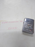 VTG ZIPPO Lighter 1978 Personalized To Norman From The Pot Lickers Nice Snap!