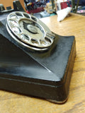 VTG Pre WW2 Western Electric Black Metal Bakelite Desk Top Rotary Telephone