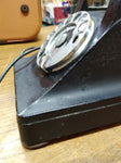 VTG Pre WW2 Western Electric Black Metal Bakelite Desk Top Rotary Telephone