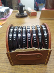 Vtg Tiffen Photar Filter Series 8 Lenses Camera Equipment Attachment Leather Cas