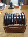 Vtg Tiffen Photar Filter Series 8 Lenses Camera Equipment Attachment Leather Cas