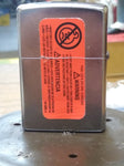 Vtg Zippo Graphic Art Security Tape Lighter Near Mint Not Fired A 20 Nice Snap