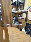 Antique Brass #12 Tire Hand Pump Cleveland Faucet Co Motorcycle Model T Bicycle
