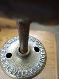 Antique Brass #12 Tire Hand Pump Cleveland Faucet Co Motorcycle Model T Bicycle