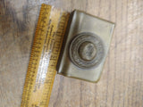 Vtg Antique WW1 German Military Brass Matchbox Holder Gott Mit Uns "God With Us"