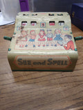 Vtg Wolverine Tin Toy See And Spell Educational Learning Game Pittsburgh Pa