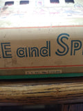 Vtg Wolverine Tin Toy See And Spell Educational Learning Game Pittsburgh Pa