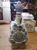 Vtg Jim Beam Whiskey Decanter EMPTY Lombard Ill. Lilac Village Centennial 1869
