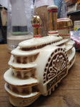 Vtg Ezra Brooks Whiskey EMPTY Decanter Delta Belle River Boat 1969 Francine ZAK
