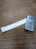 Vtg 1969 Zippo Slim Polished Chrome Calgon Corp. Cigarette Lighter Nice Shape!