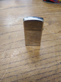 Vtg 1969 Zippo Slim Polished Chrome Calgon Corp. Cigarette Lighter Nice Shape!