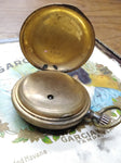 Antique Rare Ohio Watch Co. Key Wind Pocket Watch Hunter Case 3 Door 1880's