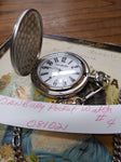Danbury USA Dept. Of The Navy Pocket Watch Quartz Time Piece Nice Runs Good!