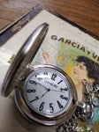Danbury USA Dept. Of The Navy Pocket Watch Quartz Time Piece Nice Runs Good!