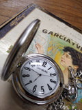 Danbury USA Dept. Of The Navy Pocket Watch Quartz Time Piece Nice Runs Good!