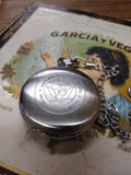 Danbury USA Dept. Of The Navy Pocket Watch Quartz Time Piece Nice Runs Good!