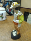 Vtg Jim Beam 17th Century Musketeer Man Figurine Regal China paper weight