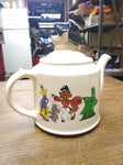 Vtg Jim Beam 3 Piece Set Tea Pot Creamer Sugar Bowl Genuine Wade Porcelain