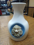 Vtg Jim Beam Poodle Bust Oil Vinegar Jar Vase Bottle Regal China Co. Nice!