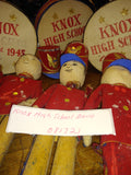 Old Vtg WWII Era Folk Art Paper Mache Knox Pa High School Marching Band Figures