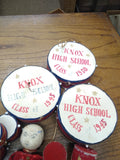 Old Vtg WWII Era Folk Art Paper Mache Knox Pa High School Marching Band Figures