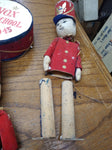 Old Vtg WWII Era Folk Art Paper Mache Knox Pa High School Marching Band Figures