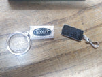 Vtg NIB NOS Anson Key Chain Detachable Fob Engraved "MOOREY" Original Box Nice!